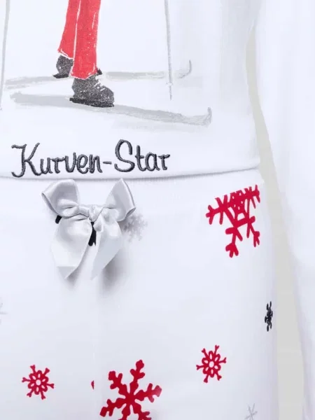 Piżama z czystej bawełny Model Winterzauber' Louis & Louisa biała