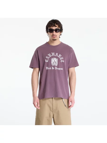 Тениска Carhartt WIP S/S Coat Of Arms T-Shirt UNISEX Cozy Purple XS виолетово