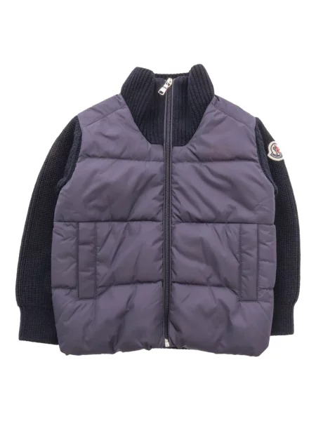 Kurtka dziecięca Moncler Enfant niebieska