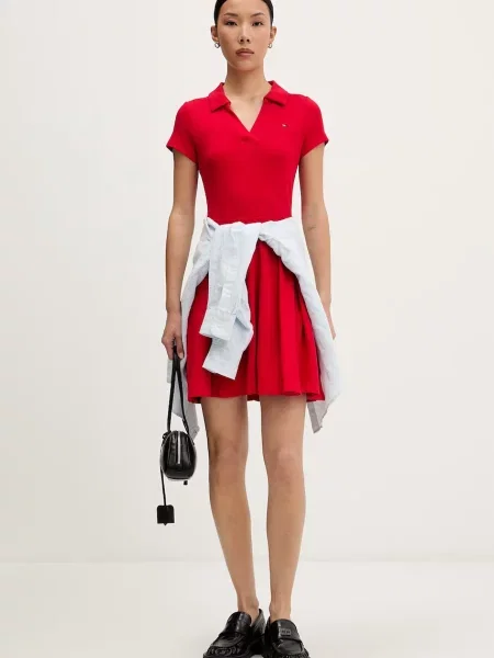 Tommy Jeans rochie evazată din cu