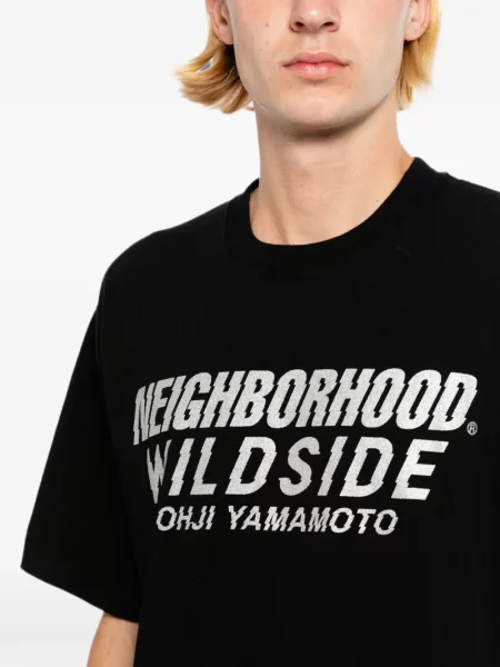 Scurt tricou Yohji Yamamoto negru