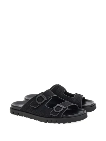 Žakardinis sandalai Ferragamo juoda