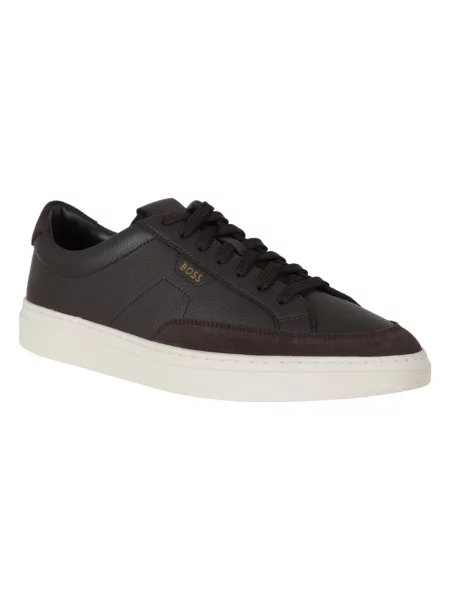 Sneakersy Boss brązowe