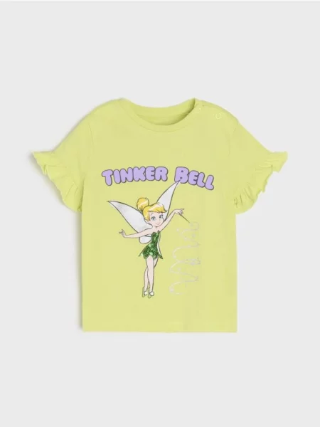 Sinsay Tričko Tinkerbell neonová