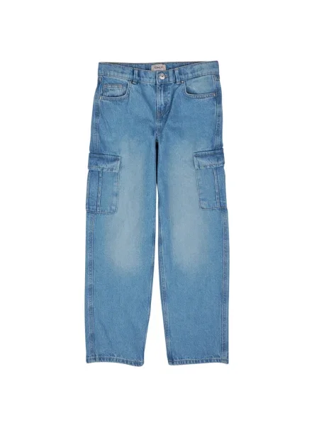 Pantaloni cargo copii Only albastru