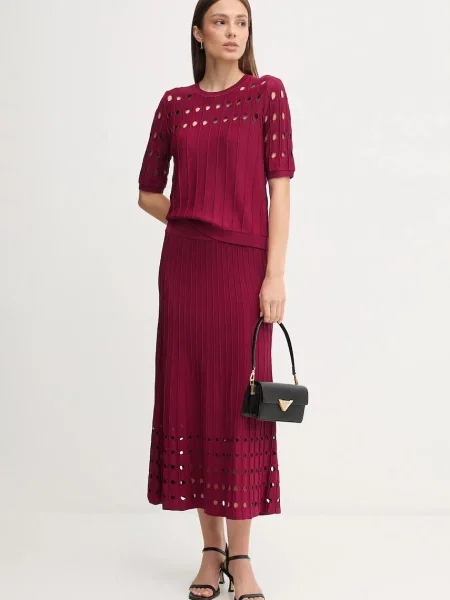 Легкий свитер Dkny бордовый