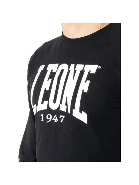 Tričko Leone 1947 s dlhými rukávmi s autogramom čierna