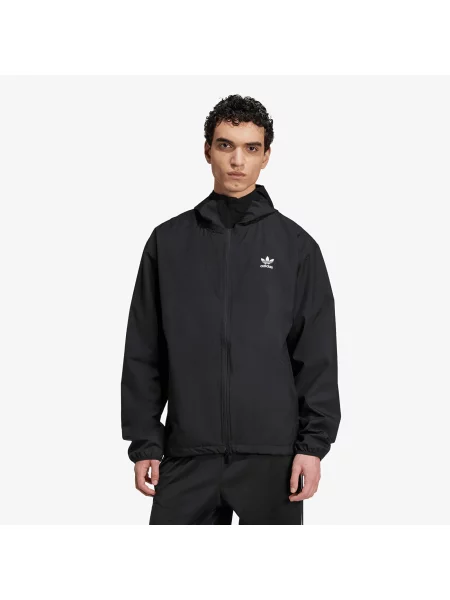 Bunda adidas Trefoil Essentials Woven Jacket Black L černá