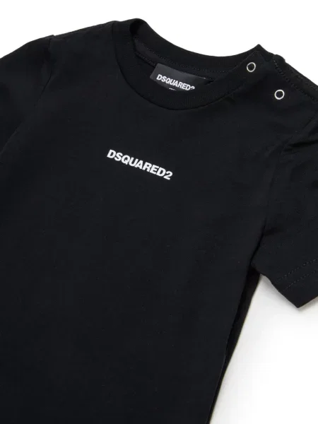 Koszulka dziecięca Dsquared2 czarna