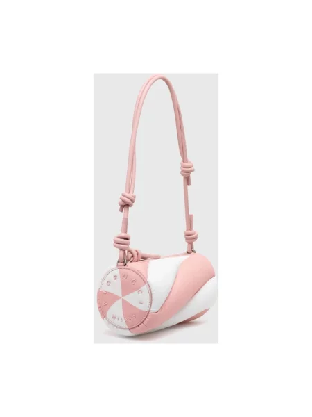 Fiorucci torebka skórzana Bicolor Leather Mella Bag różowy