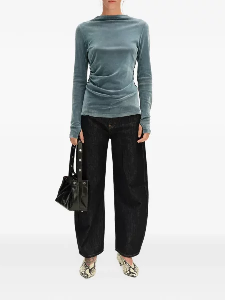 Tricou Bimba Y Lola de catifea albastru