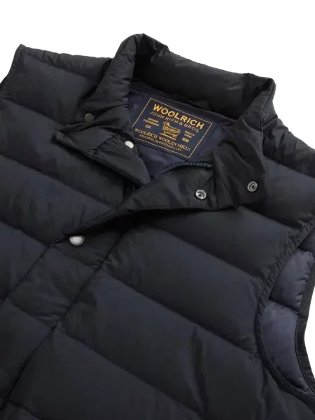 Matlasat vestă din puf Woolrich albastru