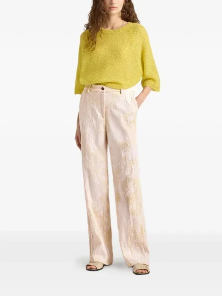 Spodnie Momoni żakardowe