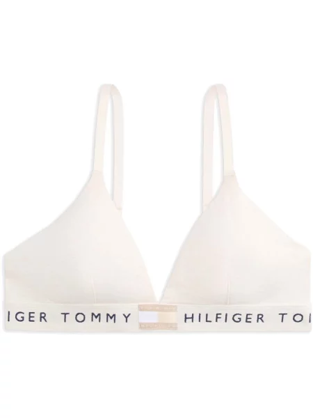 Trojuholníková podprsenka Tommy Hilfiger Underwear béžová