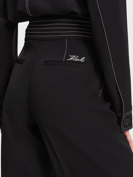 Брюки Karl Lagerfeld черные