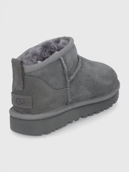 Semišové klasické kotníkové boty Ugg šedé