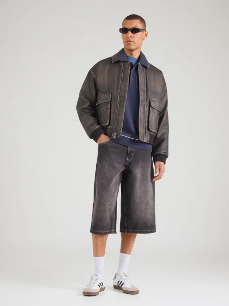 Calvin Klein Jeans Mikina námornícka modrá biela