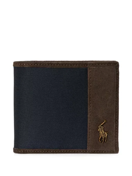Καρό μακρύς polo Polo Ralph Lauren σουέτ μαύρο
