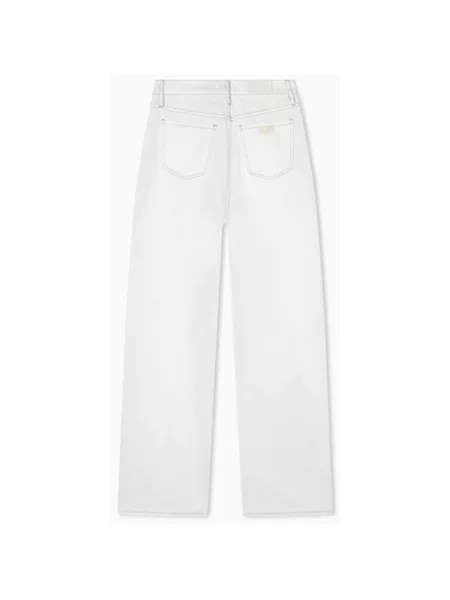 Blugi Armani Exchange cu 5 buzunare alb