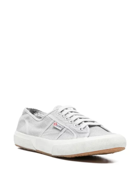 Sneakerși Superga din canvas gri