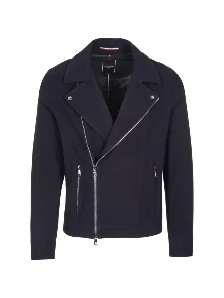 Geacă Tommy Hilfiger albastru