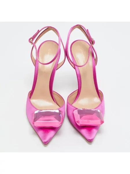 Pantofi cu toc Gianvito Rossi roz