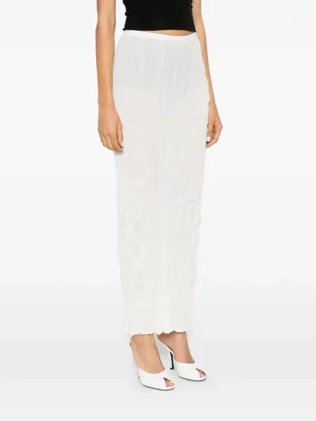 Fusta maxi Toteme alb