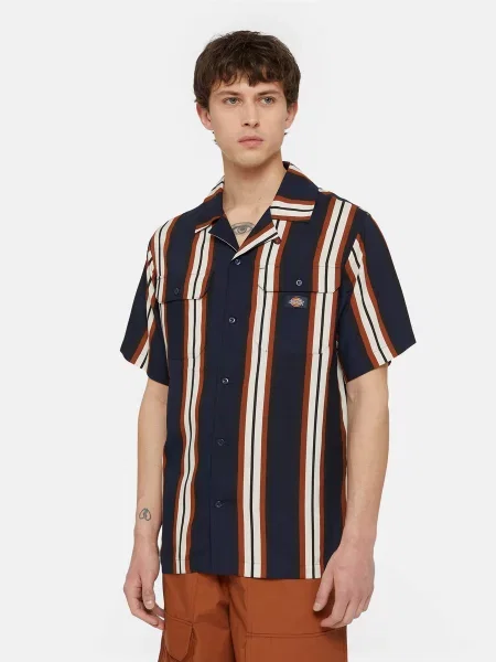 Dickies Forest Ss Сорочка Темно-синій синя