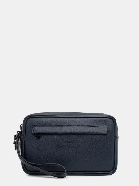 Paul&Shark torbica usnjena modra