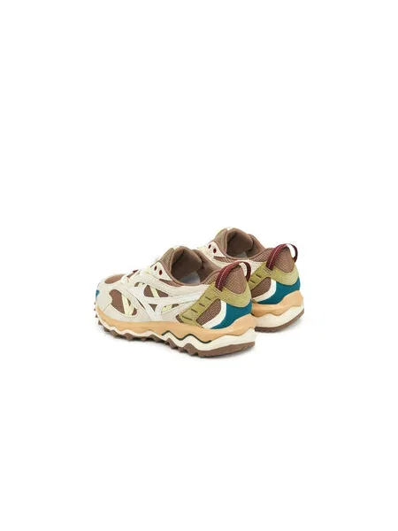 Sneakers Mizuno Wave Mujin Tl Fossil/ Snow White/ Summer Sand EUR 43 biela