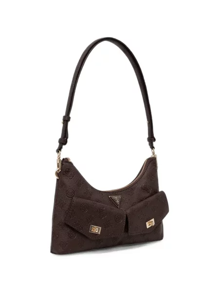 Τσάντα Guess με αυτόγραφο καφέ