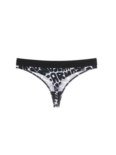 Slipy Moschino z nadrukiem czarne