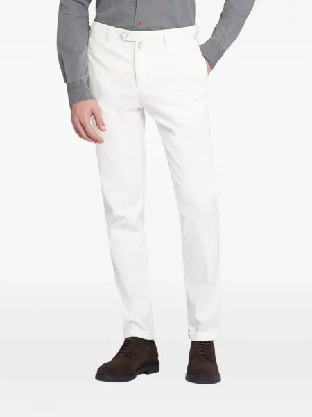 Pantaloni chino Kiton alb