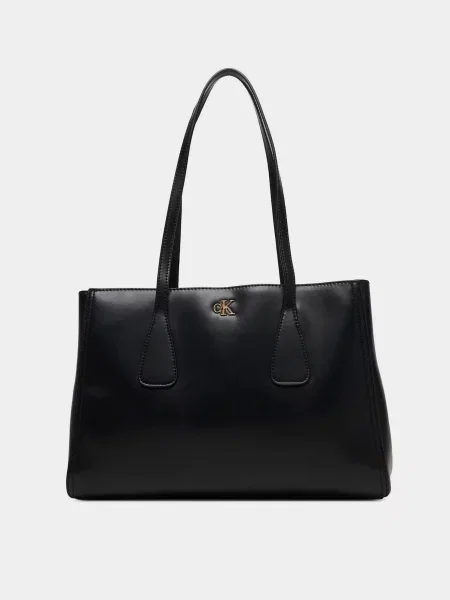 Calvin Klein CK MEDIUM WORK TOTE Сумка Поліестер/поліуретан чорний