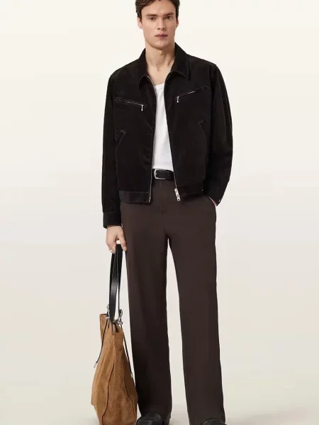 AllSaints geacă KOREY maro