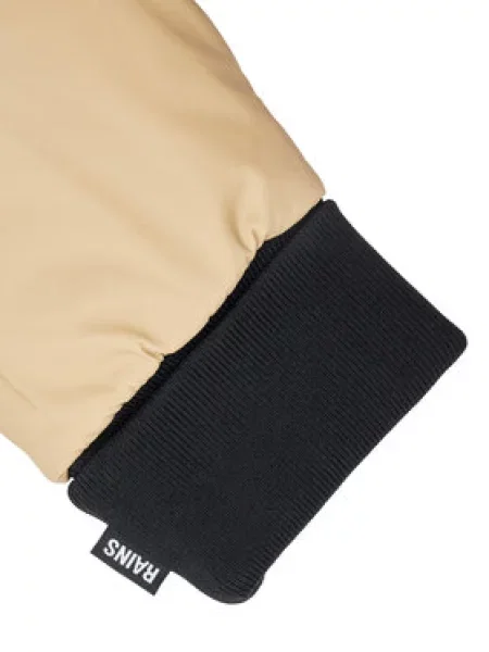 Rains Rukavice Alta Puffer Mittens béžová