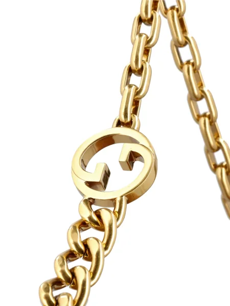 Колие Gucci кафяво