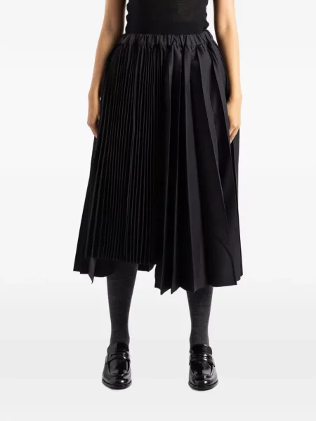 Fustă Comme Des Garçons asimetrică negru
