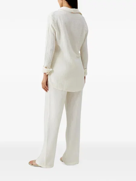 Pantaloni Melissa Odabash cu cordon alb