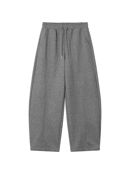 Pantaloni B+ab alergare cu cordon gri