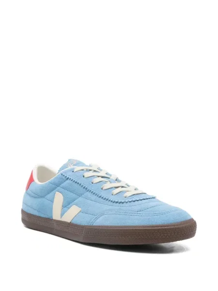 Sneakerși Veja din piele de căprioară albastru