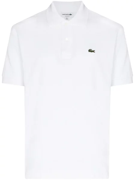 Polo Lacoste alb