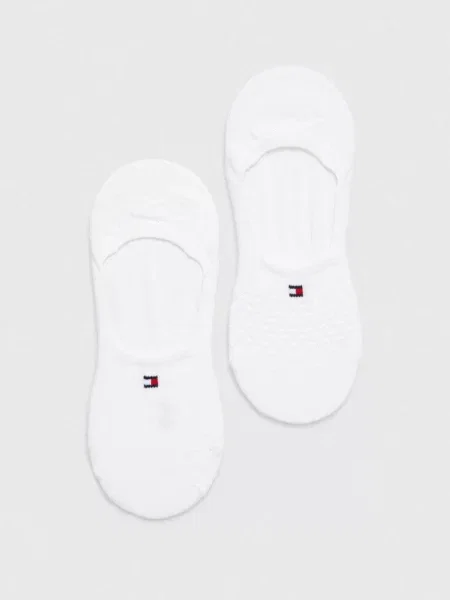 Чорапи Tommy Hilfiger 2 броя бяло