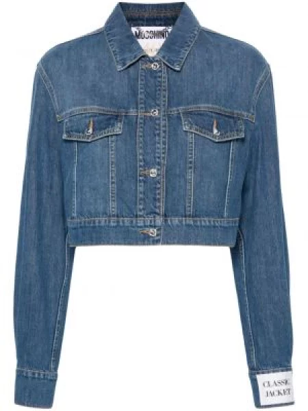 Geacă de blugi Moschino albastru