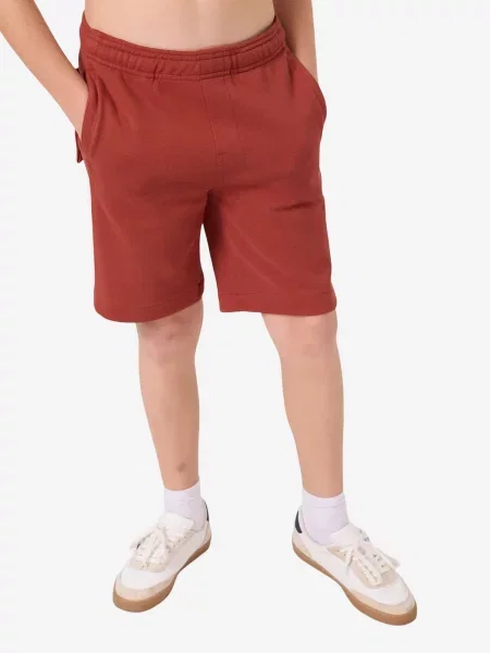 Tommy Life Hlače TOMMY Shorts aus Baumwollmischung hrđavo crvena