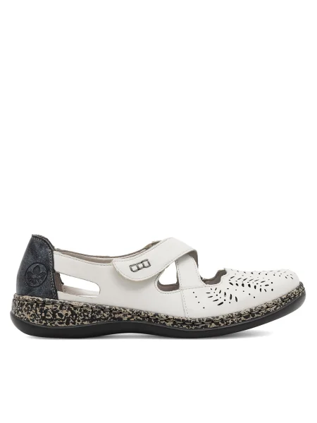 Rieker Pantofi alb