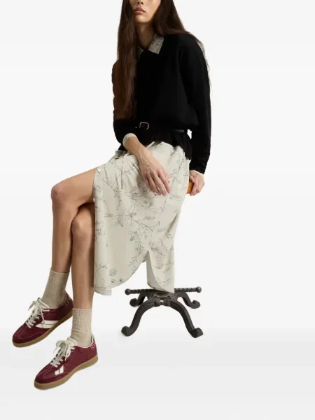 Pulover Woolrich cu decolteu rotund negru