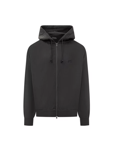 Bluza z kapturem Y-3 z kapturem czarna