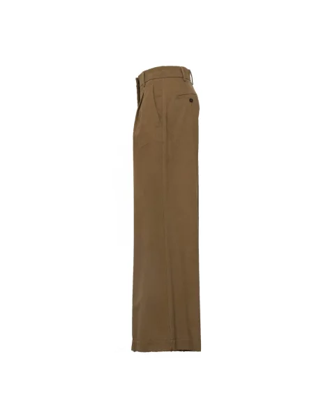 Spodnie Weekend Max Mara brązowe
