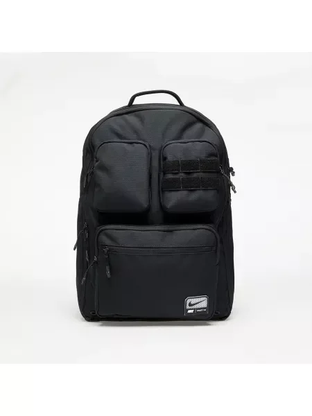 Rucsac Nike Utility Power Backpack Black/ Black/ White 33 l alb